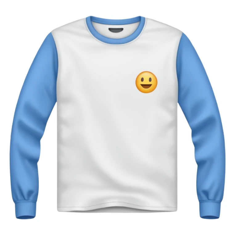 White Long sleeve no just the long sleeve no guy  sticker
