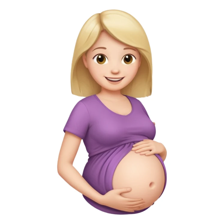 Pregnant sticker
