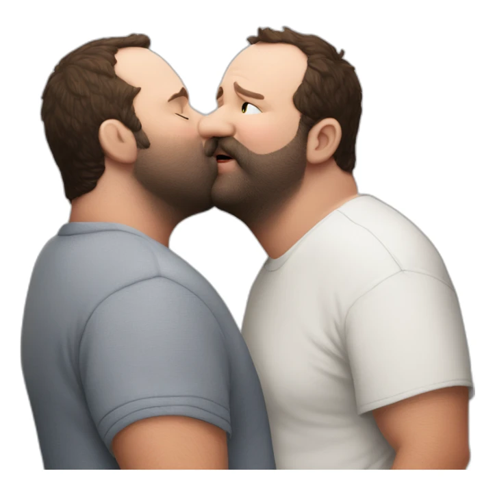tom segura kissing bert kreischer sticker