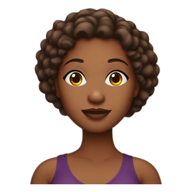 Plus sized african american woman sticker