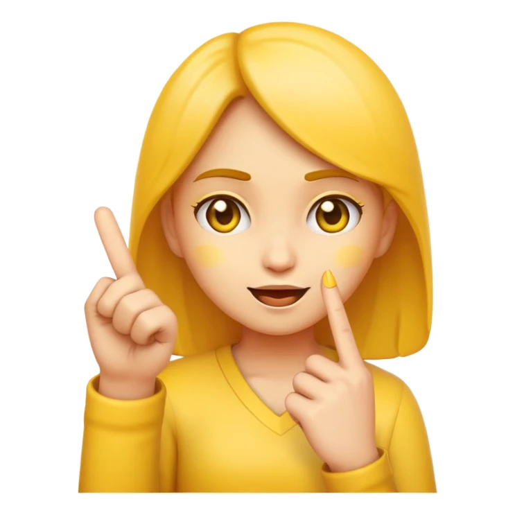 Emoji girl with middle finger up sticker