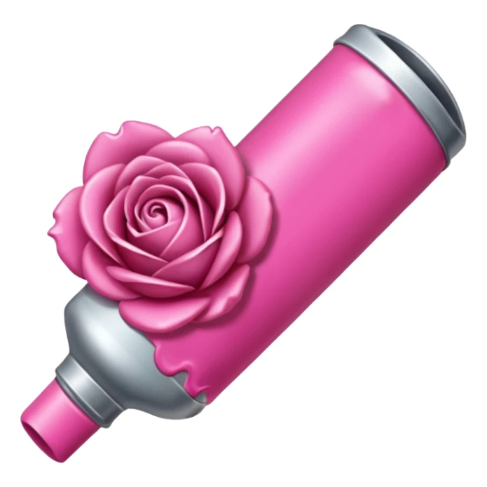 Tube de peinture rose sticker