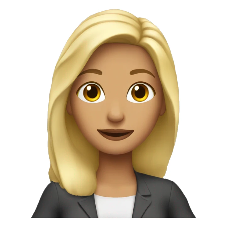 Blonde woman riding on a plane sticker