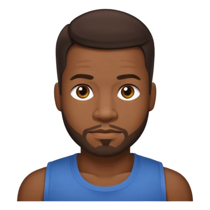 Durrell "Tank" Babbs with dark brown hair sticker