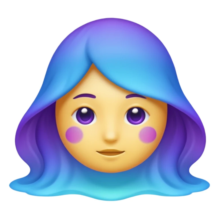 An emoji for mental wellness, calming, mystical for Reclaim sticker