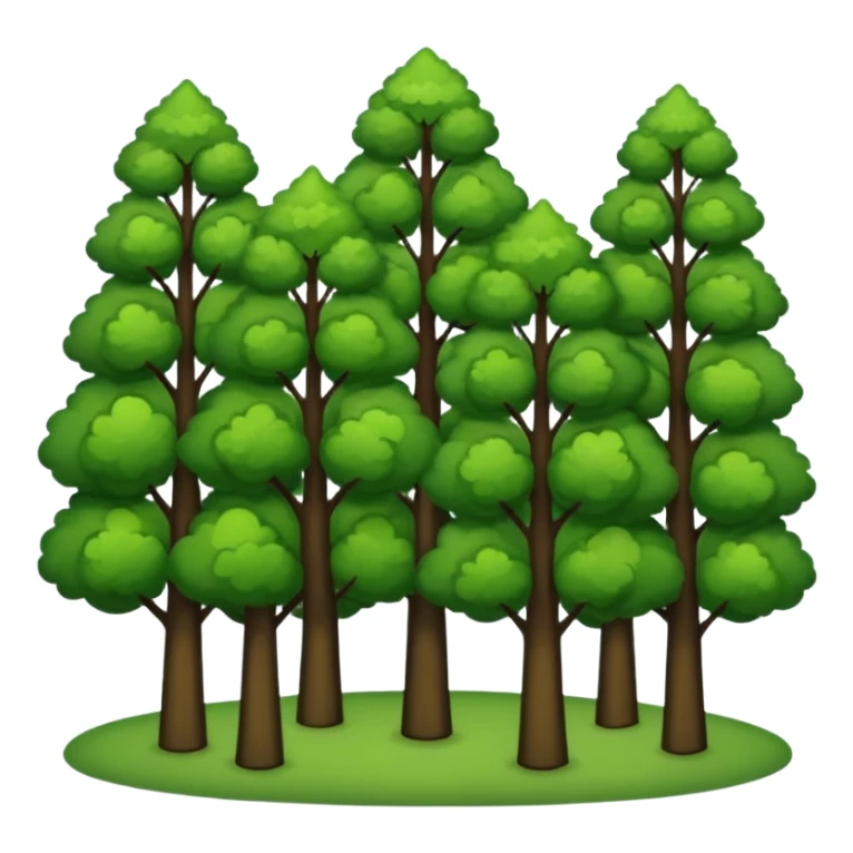 In our hometown, there’s plenty of trees sticker