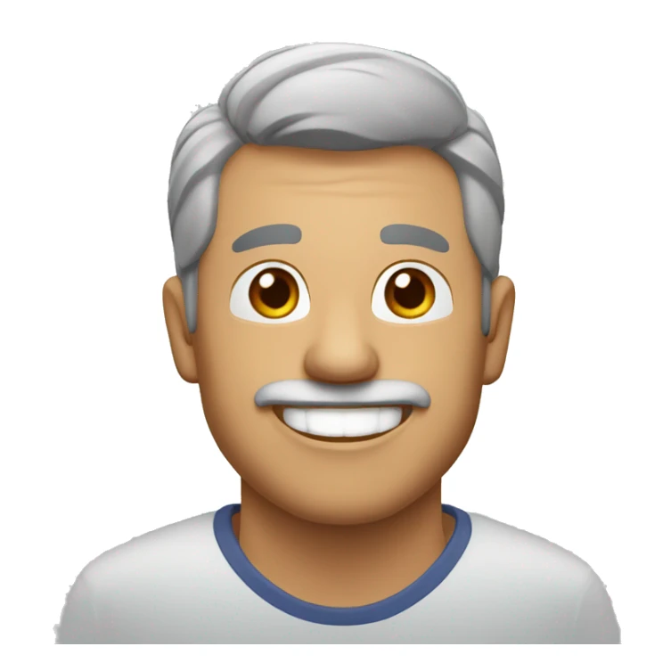 Chico moreno atractivo con sonrisa sticker