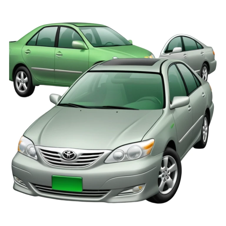 Dark Silver Green 2003 Toyota Camry sticker