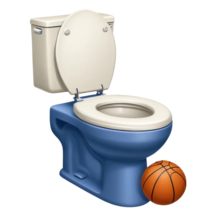 LeBon Bon basketball skibidi toilet sticker