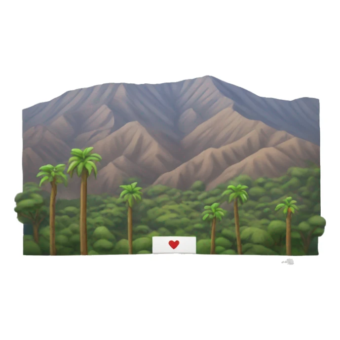 Hollywood sign with clear background and mountain sticker