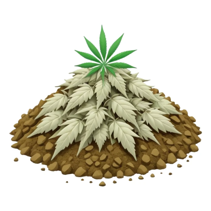 white color marijuana, no color sticker