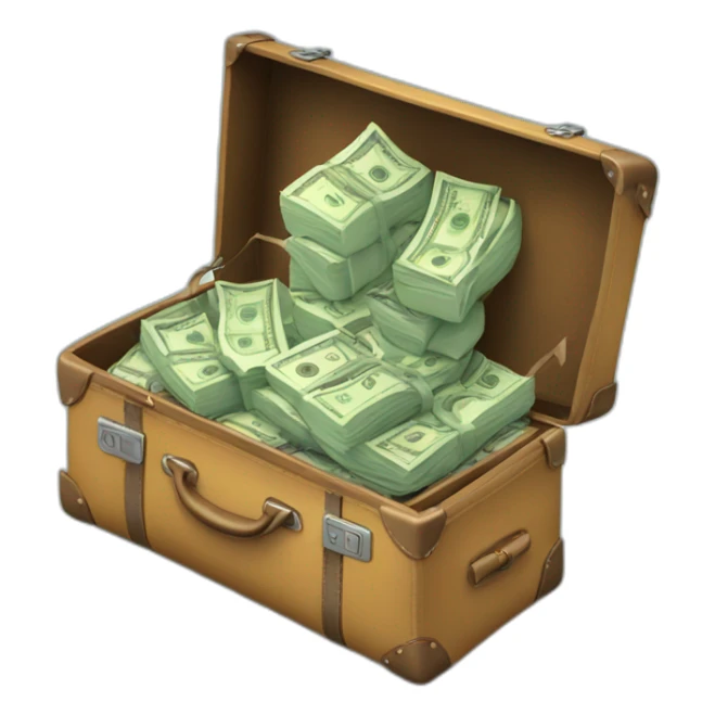 a-flying-suitcase-with-money sticker
