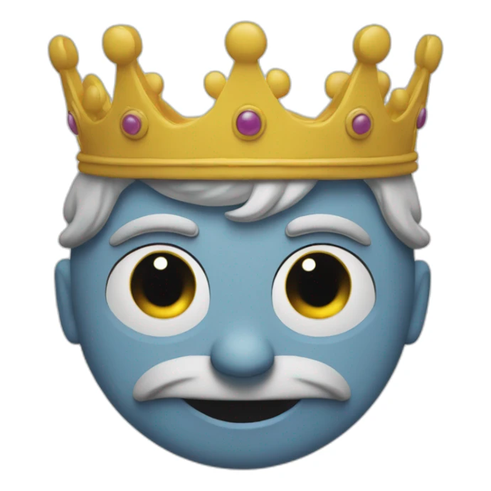 Omer simson avec une couronne sur la tete sticker