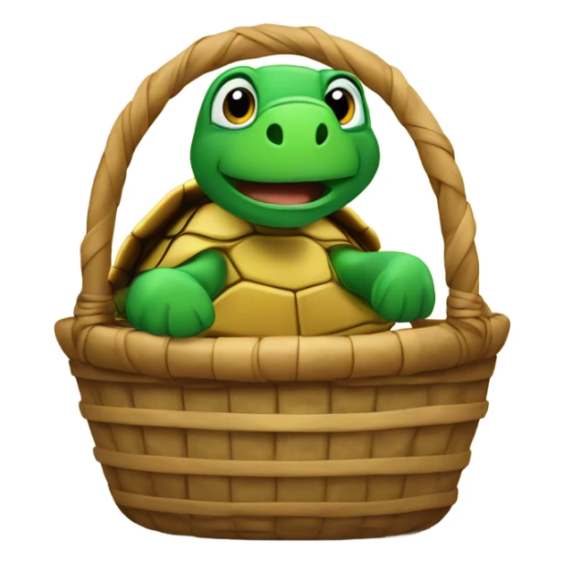 A turtle on top of a basketbLl sticker