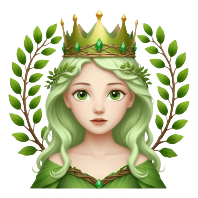 forest queen sticker