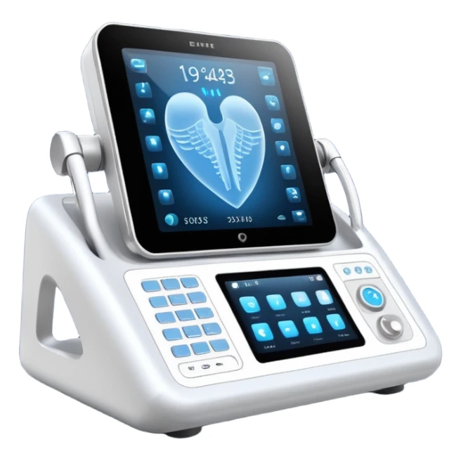 Try harder to create a state of the art advanced ultrasound machine sticker