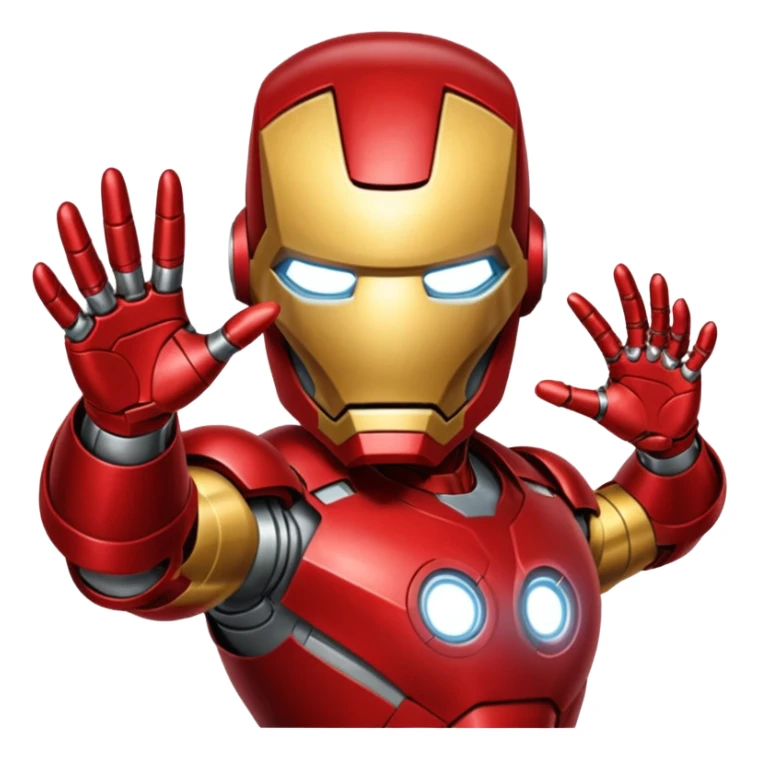 gant de iron man claquement des doigt sticker