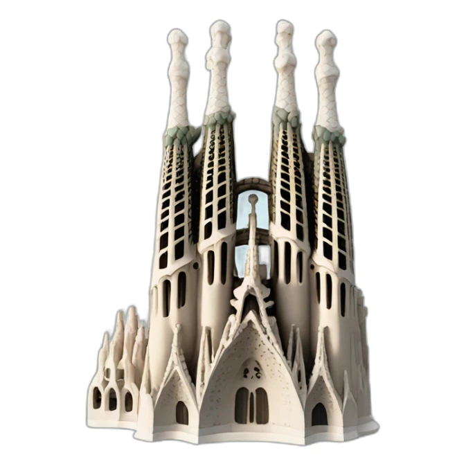 Sagrada familia glass sticker