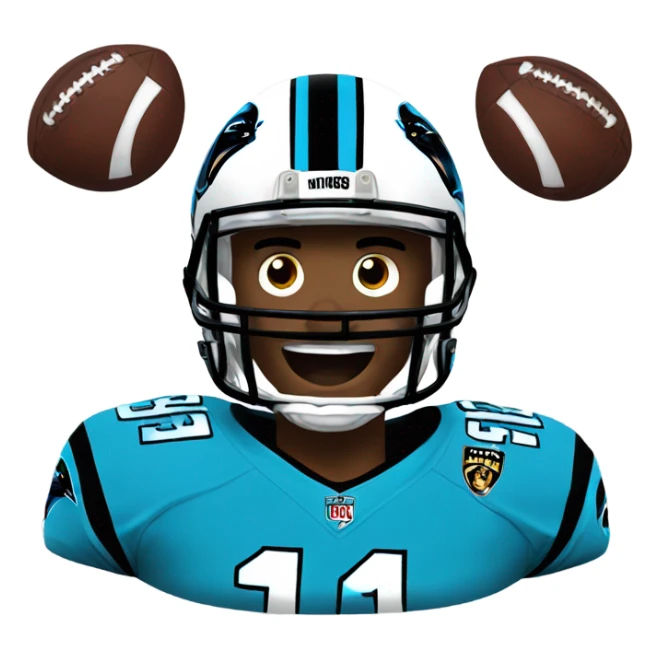 Carolina Panthers football  sticker