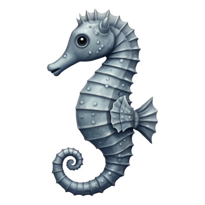 Old seahorse emoji sticker