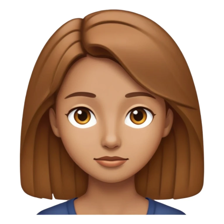 Two phones and light brown hair sticker