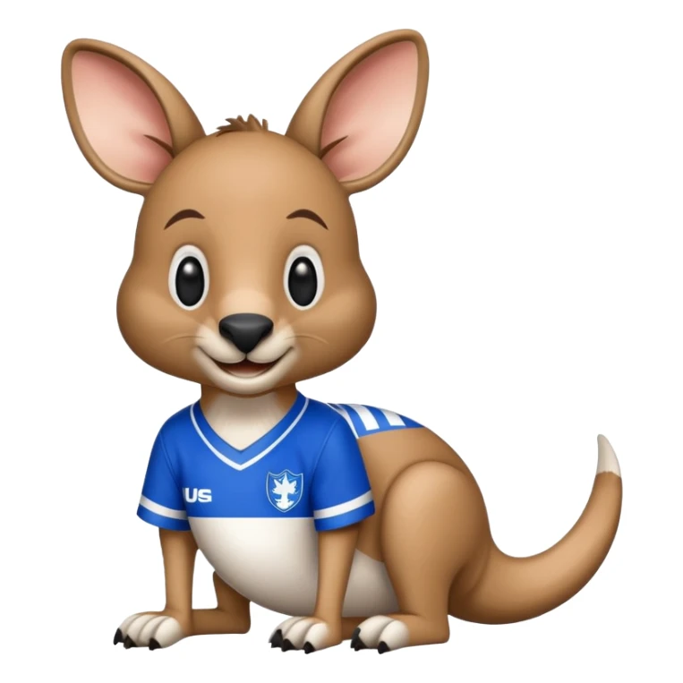 North Melbourne football club kangaroo emoji sticker
