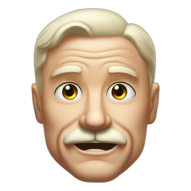 ultra muscular pro bodybuilder vascular ヒトラー national socialist leader 2nd world war face facial expression black chaplin moustache sticker