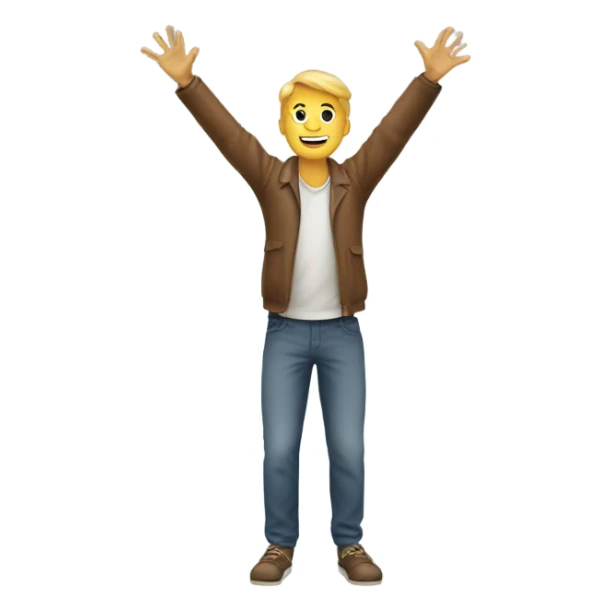 person floating up to the sky they are looking upward  sticker