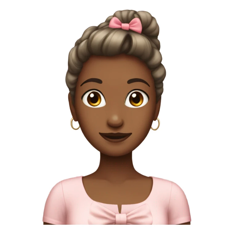 pinterest girl with bow in hair sticker