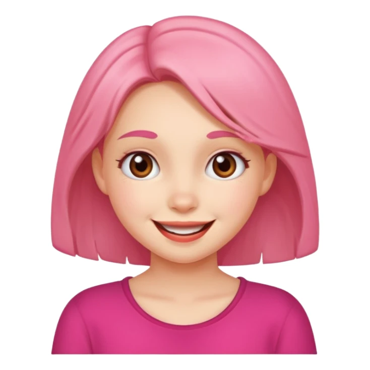 girl cartoon cute but naughty sticker