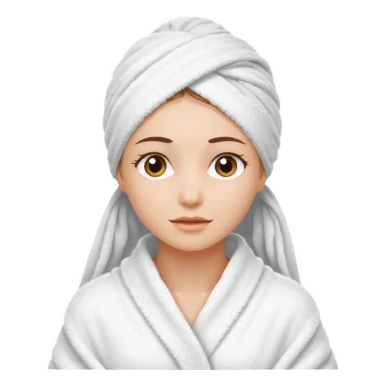 sacred clean girl with bath towels sticker