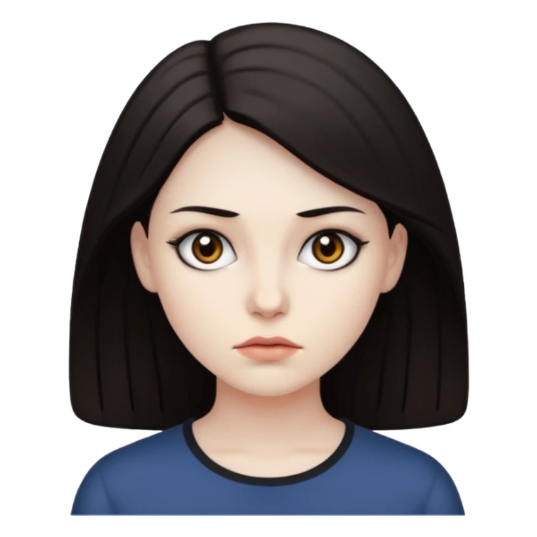 So very serious woman sticker