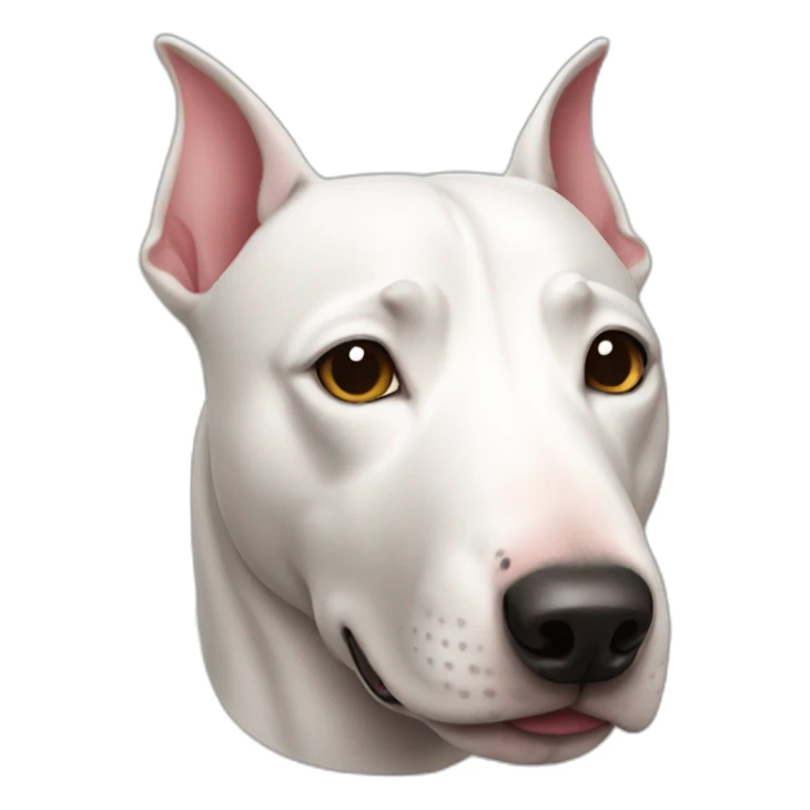 Dog bullterrier sticker