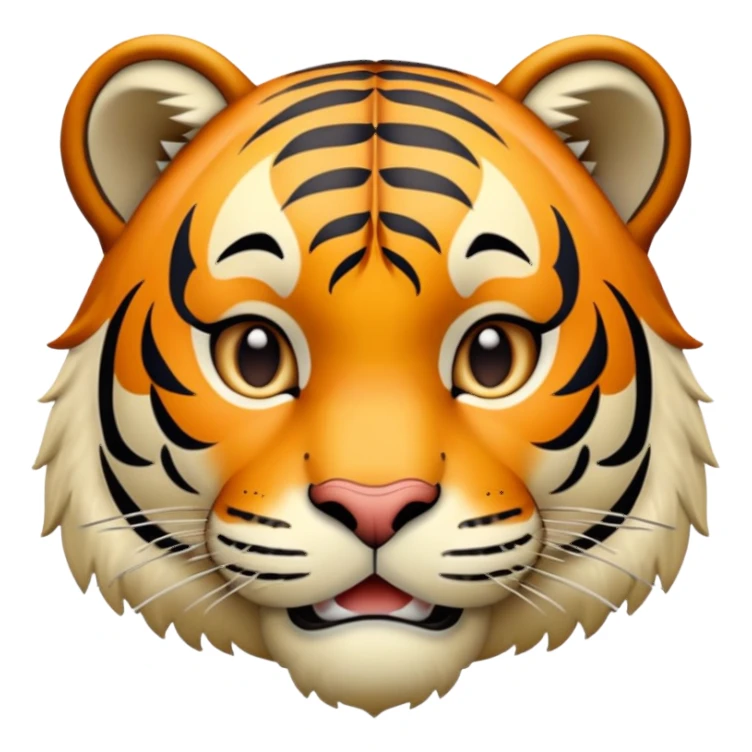 tiger face Kappa meme with sarcastic smirk for Twitch emote sticker