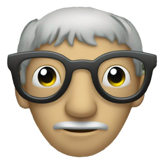 Eyes of dollars with glasses sticker