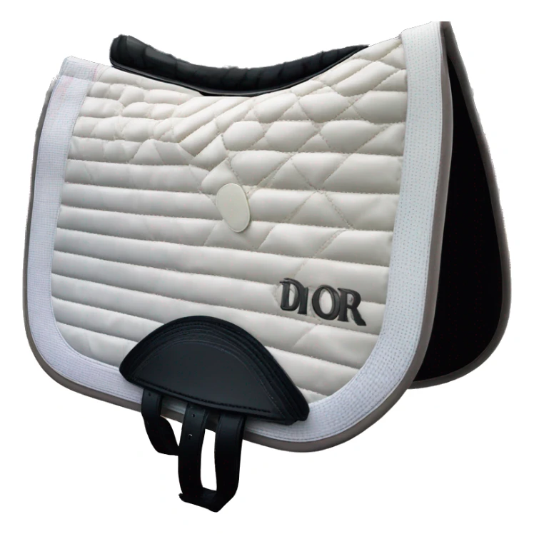 Dior saddle pad dressage  sticker
