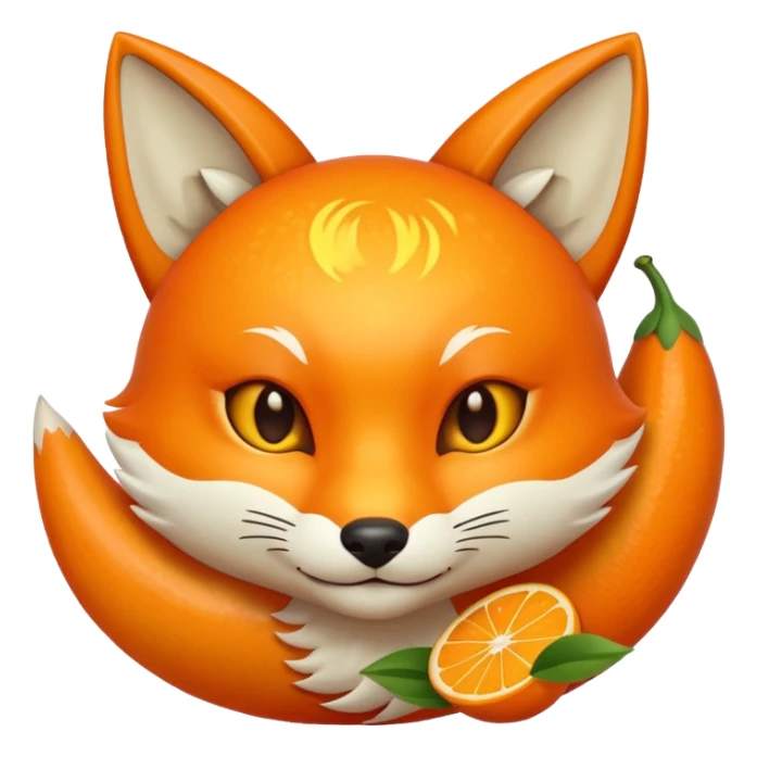 Make an emoji of kitsuna fruit in blox fruit  sticker