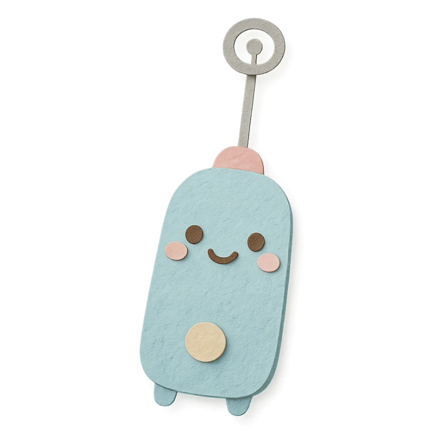 cute milk frother, full body, smiling face, soft pastel kawaii style sticker
