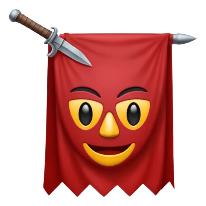 bannière de guerre déchirée et ensanglantée sticker