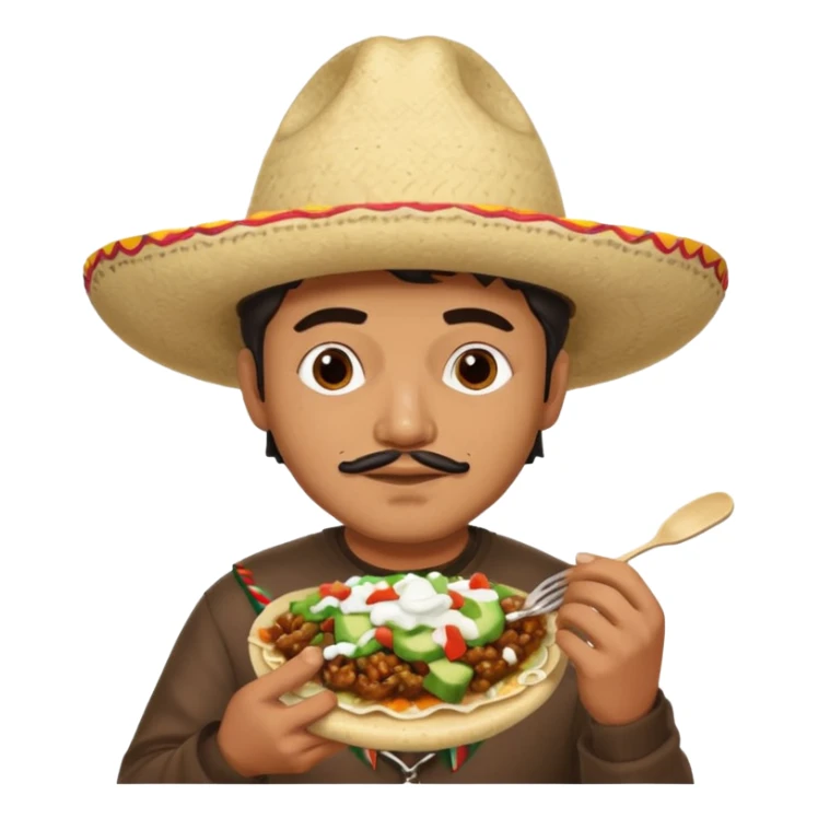 Mexican man eating birria tacos and he’s a film maker sticker
