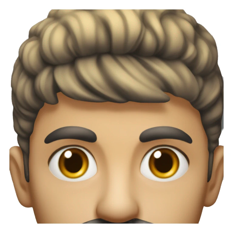 guy 20 years old iranian in 1970 photorealistic serious sticker