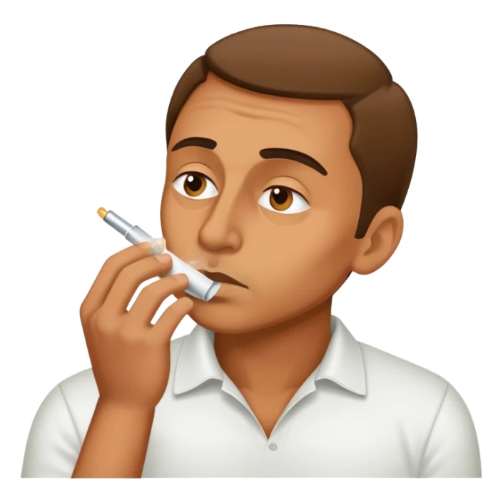 Male sniffing cocaine  sticker