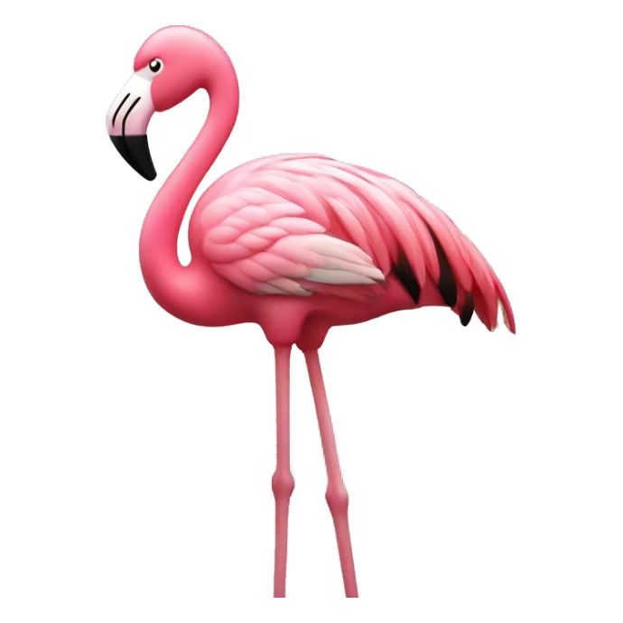 aruba beach and flamingo sticker
