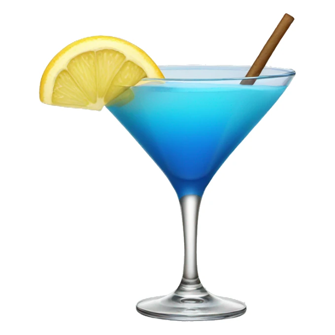 BLUE coctail sticker