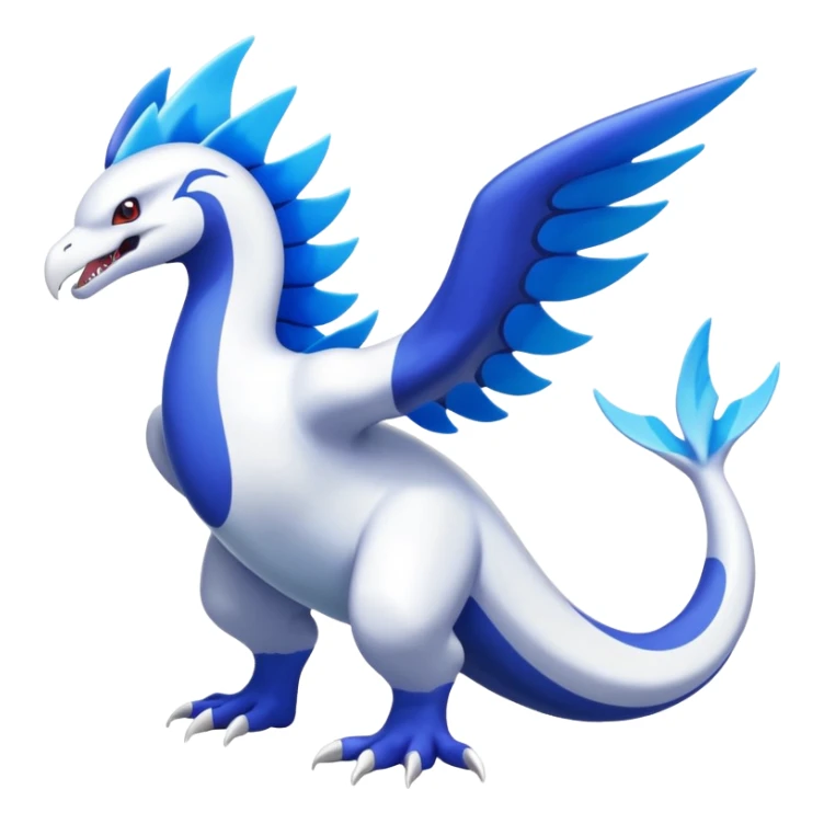 Lugia-Kyogre-Reshiram-Latios-fusion-creature (full body) sticker