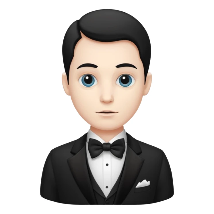 Bogeyman in a tuxedo  sticker