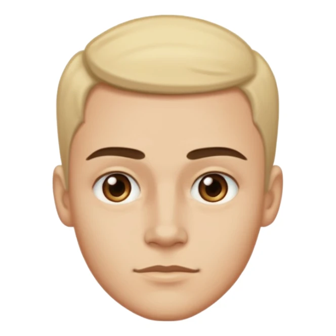  con una mandíbula muy marcada y con una ceja levantada y la otra abajo sticker