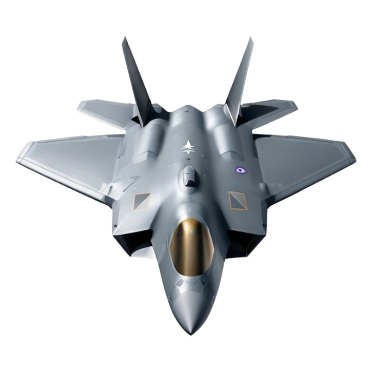 F-22 Raptor - Lockheed Martin (Model Year: 2020) (Iconic colour: Stealth gray) sticker
