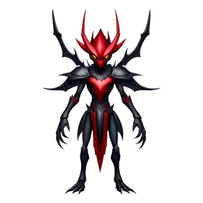 Shiny Gothic Badass Edgy Exotic Bisharp-Darkrai-Scizor-Hybrid-Creature sticker