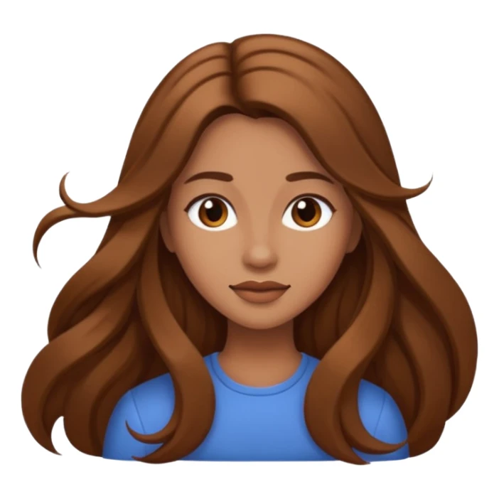 flipping hair emoji sticker